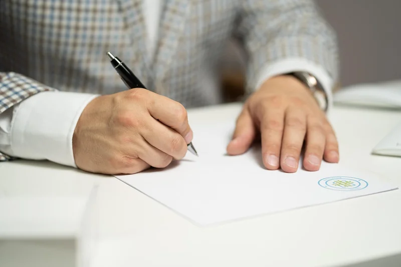 Modèle de signature 
